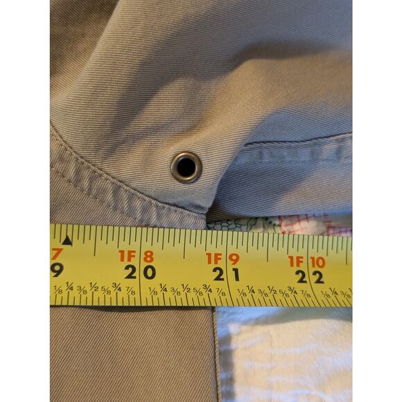 Lauren Ralph Lauren Safari Field Shirt Khaki Utility Pockets Unisex Size Medium - Picture 11 of 13